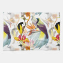Search for bird of paradise tea towels Watercolor
