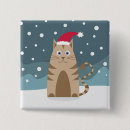Search for christmas kitten badges Snow