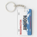 Search for license plate key rings Blue