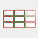 Search for christmas business labels Stripes