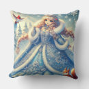 Search for winter wonderland cushions Cardinal bird
