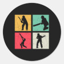 Search for cricket bat and ball stickers Run chase