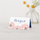 Search for reserved place cards Table