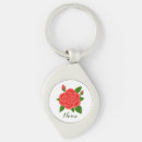 Search for red flowers design key rings Roses