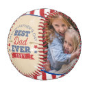 Search for patriotic baseballs Father