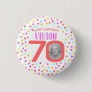 Search for 70th birthday badges Seventieth
