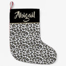 Search for leopard print christmas stockings Trendy