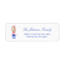 Search for ginger jar return address labels Watercolor