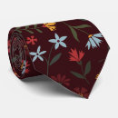 Search for burgundy floral ties Groomsman