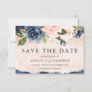 Search for navy blush save the dates Floral