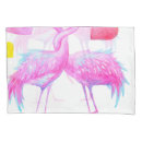 Search for flamingo pillowcases Watercolor