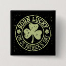 Search for st patricks day birthday badges Shamrock