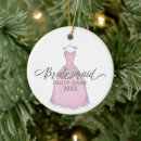 Search for bridesmaid christmas tree decorations Pretty