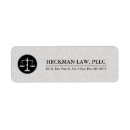 Search for justice return address labels Elegant