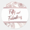 Search for fifty years stickers Happy birthday