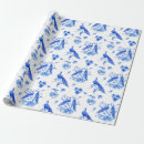 Search for peacock blue wrapping paper Chinoiserie