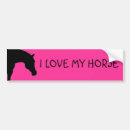 Search for horse bumper stickers Pink