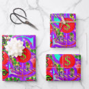 Search for novelty christmas wrapping paper Red
