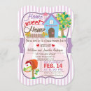 Search for purple housewarming invitations Home sweet home