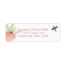 Search for dragonfly return address labels weddings Floral
