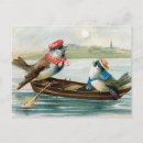 Search for antique boat postcards Rowboat