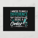 Search for for programmers postcards Coder