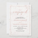 Search for marble engagement party invitations Typography