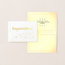Search for graduate congratulations cards Gold foil
