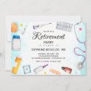 Search for medical retirement party invitations Stethoscope