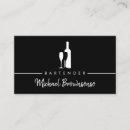 Search for bartending business cards Barman