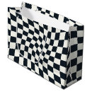 Search for black and white checkered gift bags Modern