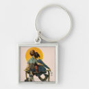 Search for vintage children key rings Rockwell