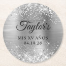 Search for silver coasters Girly