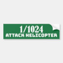 Search for helicopters bumper stickers Attack