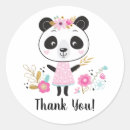 Search for panda thank you stickers Cute