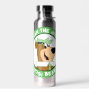 Search for bear water bottles Retro animation style