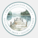 Search for blue mountain return address labels Watercolor