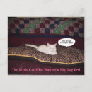 Search for cat on a bed postcards Cats