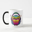 Search for colourful owls mugs Kawaii
