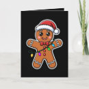 Search for funny gingerbread man christmas cards Santa