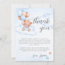 Search for teddy bear thank you cards Bear baby shower