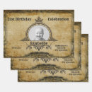 Search for happy 21st birthday wrapping paper Gold