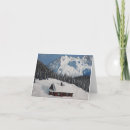 Search for snowy mountains christmas cards Xmas