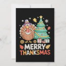 Search for thanksgiving christmas cards Santa