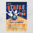 Search for bowl birthday invitations Bowling birthday party