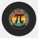 Search for funny pi day stickers Mathematician