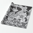Search for art nouveau wrapping paper Black and white