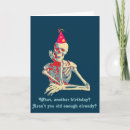 Search for skeleton birthday cards Happy