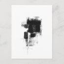 Search for black and white abstract art postcards Contemporary