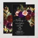 Search for dark colours invitations Flowers